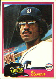 1981 Topps Baseball Cards      123     Al Cowens